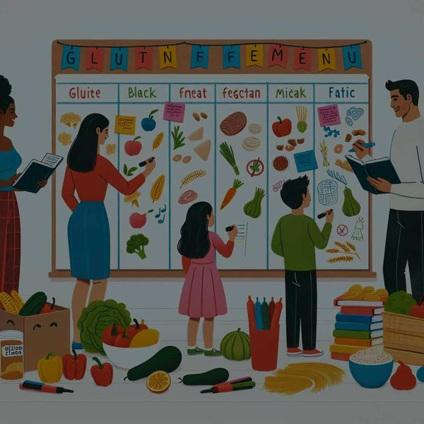 Comment planifier une semaine de menus sans gluten pour toute la famille ?
