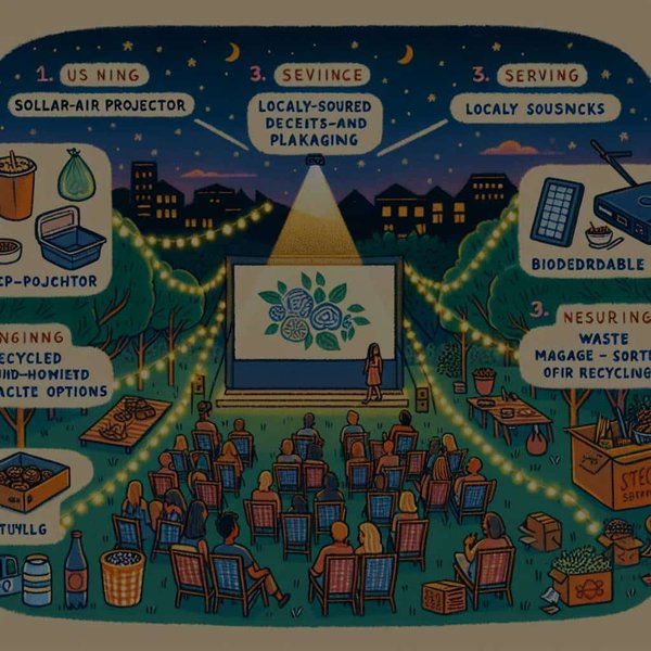 Quelles astuces pour organiser une soirée cinéma plein air éco-responsable ?