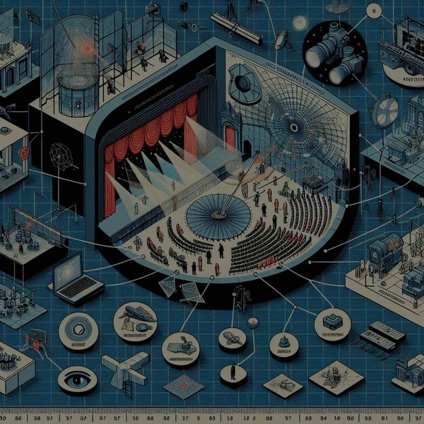 Quelles sont les méthodes de projection spatiale dans la scénographie théâtrale moderne ?